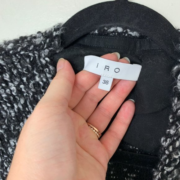 IRO campi draped bouclé-knit jacket 36 - Picture 5 of 5